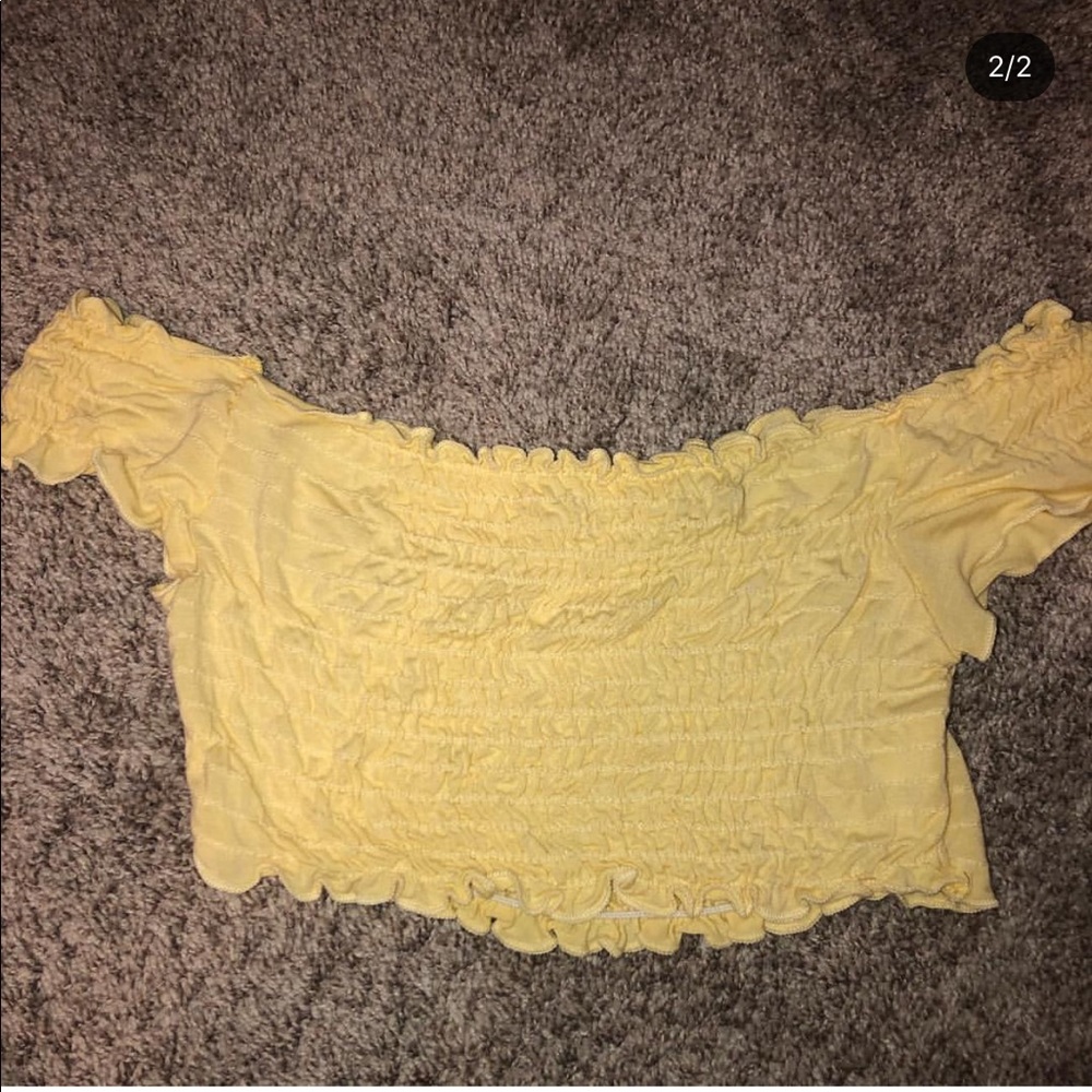 Pacsun yellow crop top